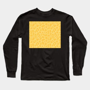 Modern Animal Skin Pattern Giraffe Long Sleeve T-Shirt